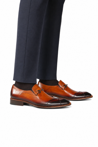 20282 Leather Horsebit Loafer (MZ3480)-Dellamoda
