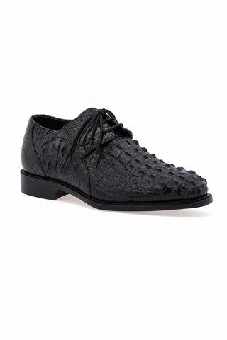 Dellamoda luxury image 02 · BLACK · 1085/2 Crocodile Derby · BLACK
