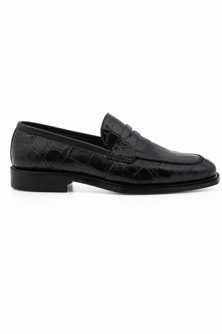 Dellamoda luxury image 01 · 3862/3 Alligator Penny Loafer