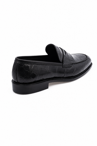 Dellamoda luxury image 03 · 3862/3 Alligator Penny Loafer