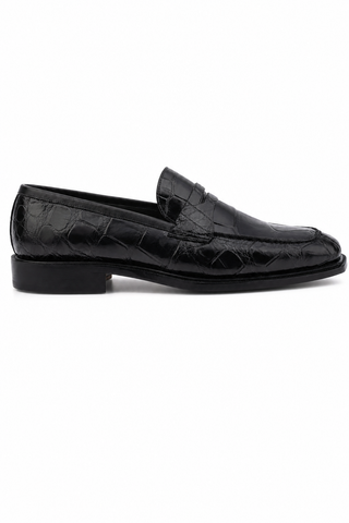 Dellamoda luxury image 04 · 3862/3 Alligator Penny Loafer