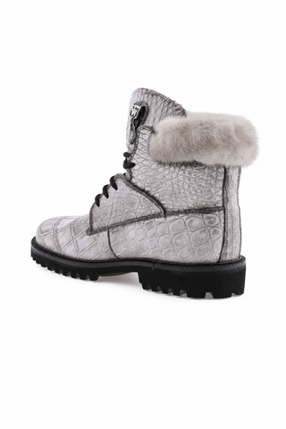 Dellamoda luxury image 03 · 3240/7 Alligator & Mink Sneaker