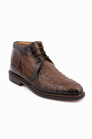 Dellamoda luxury image 02 · KANGO TABAC/DIRTY T. MORO · 4926/1 Crocodile Boot · KANGO TABAC/DIRTY T. MORO