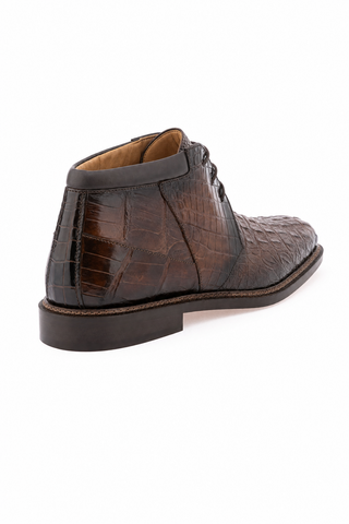 Dellamoda luxury image 03 · KANGO TABAC/DIRTY T. MORO · 4926/1 Crocodile Boot · KANGO TABAC/DIRTY T. MORO