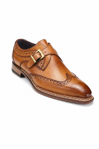 CGOS job 182 image 02 v1 · Emilio Franco Riccardo Leather Single Monk-strap