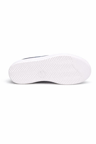 Dellamoda luxury image 04 · Corrente 5769 Leather Sneaker - Navy