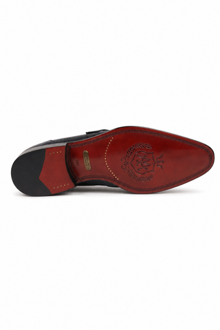 Dellamoda luxury image 04 · BLUE · Mezlan 50173-L Lizard Oxford (MZ3923) · BLUE