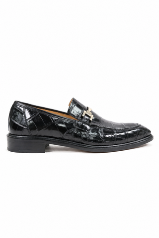 Dellamoda luxury image 01 · Mezlan 50222-J Alligator Horse-Bit Loafer (MZ3924)