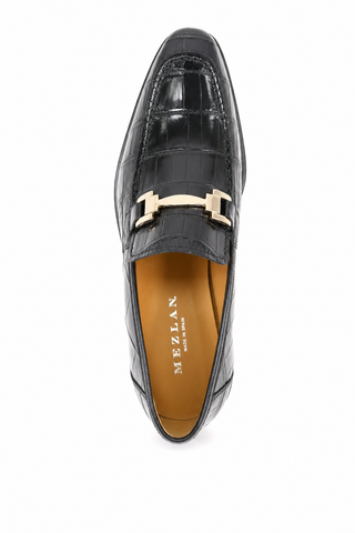 Dellamoda luxury image 05 · Mezlan 50222-J Alligator Horse-Bit Loafer (MZ3924)