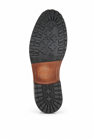 Dellamoda luxury image 04 · BLACK · Belvedere Como Ostrich & Leather Boot · BLACK