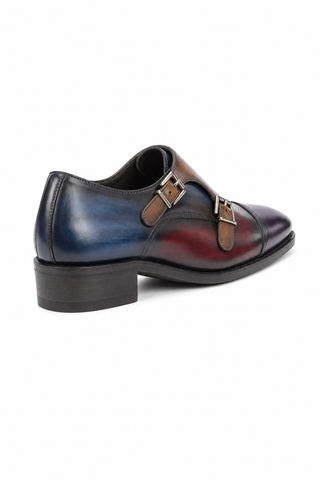 Dellamoda luxury image 03 · Ambrogio Ravello Patina Double Monk Strap