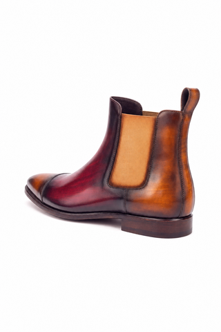 Dellamoda luxury image 03 · Ambrogio Orvieto Patina Cap-Toe Chelsea Boot