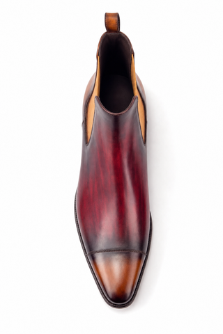 Dellamoda luxury image 05 · Ambrogio Orvieto Patina Cap-Toe Chelsea Boot