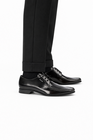 Dellamoda luxury image 06 · Prada 2EC124-P39 Black Leather Oxfords (PRM1041)