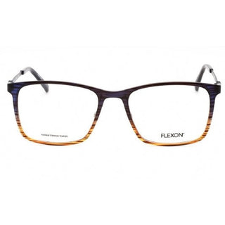 Flexon FLEXON EP8011 Eyeglasses NAVY/AMBER GRADIENT/Clear demo lens