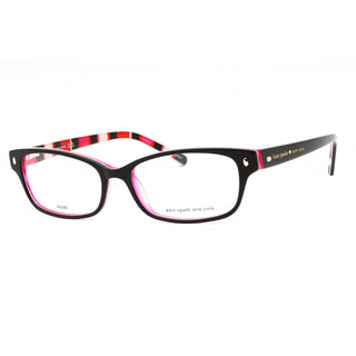 Kate Spade Lucyann Us Eyeglasses Black Pink Striped