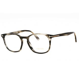 Tom Ford FT5505 Eyeglasses Shiny Striped Black / Clear Lens