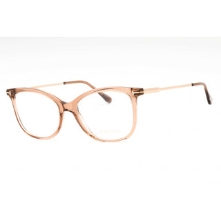 Tom Ford FT5510 Eyeglasses Transparent Brown / Clear demo lens