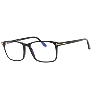 Tom Ford FT5584-B Eyeglasses Black / Clear Blue-light block lens