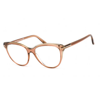 Tom Ford FT5618-B Eyeglasses Shiny Light Brown / Clear Lens