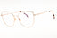 028 - Rose Gold / Clear/Blue-light block lens