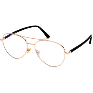 Tom Ford FT5684-B Eyeglasses Shiny Rose Gold / Clear Lens