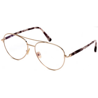 Tom Ford FT5684-B Eyeglasses Shiny Rose Gold/Smoke / Clear Lens