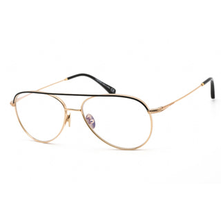 Tom Ford FT5693-B Eyeglasses Shiny Deep Gold / Clear Lens