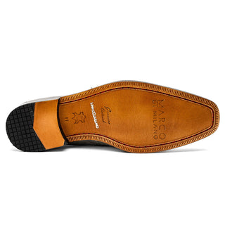 Marco Di Milano Fangio Men's Shoes Serpentine Gray Genuine Ostrich Leg / Ostrich Quill Penny Loafers (MDM1112)