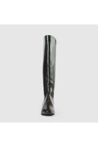 Aquatalia Fuoco Tall leather knee-high boot in Black - view 6