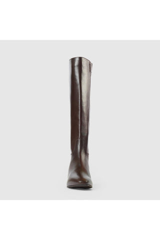 Aquatalia Fuoco Tall leather knee-high boot in Espresso - view 5