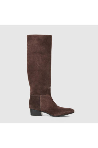 Aquatalia Fuoco Tall suede knee-high boot in Amaretto - view 1