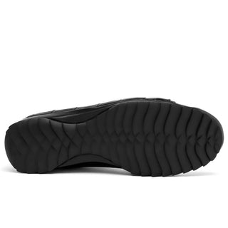 Marco Di Milano Hermond Men's Shoes Black Exotic Alligator High-Top Sneakers (MDM1194)