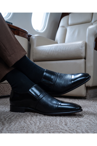 Vinci Everest Leather Loafer - Black