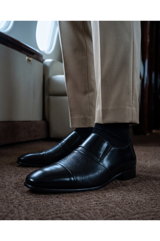 Vinci Everest Leather Loafer - Black
