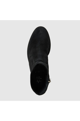 Aquatalia Joplin suede ankle boot in Black - view 3