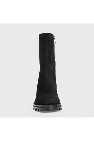 Aquatalia Joplin suede ankle boot in Black - view 5