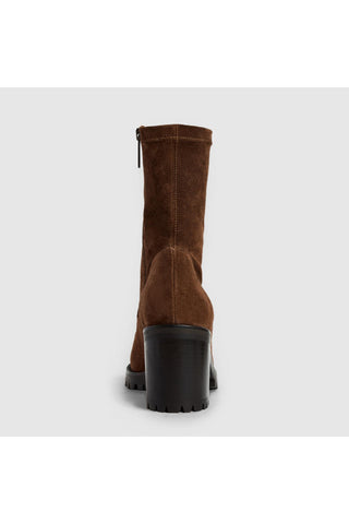 Aquatalia Joplin suede ankle boot in Cognac - view 6