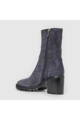 Aquatalia Joplin suede ankle boot in Navy - view 4