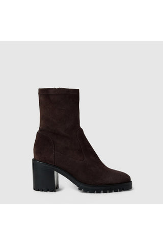 Aquatalia Joplin suede ankle boot in Peppercorn - view 1