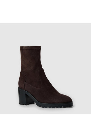 Aquatalia Joplin suede ankle boot in Peppercorn - view 2