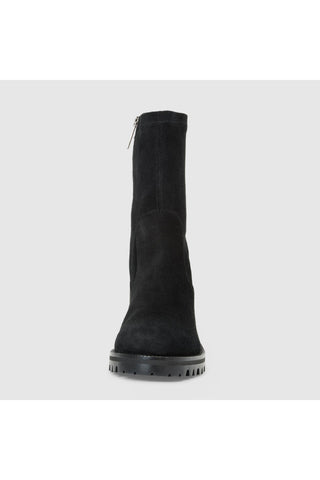 Aquatalia Joplin suede ankle boot in Peppercorn - view 5