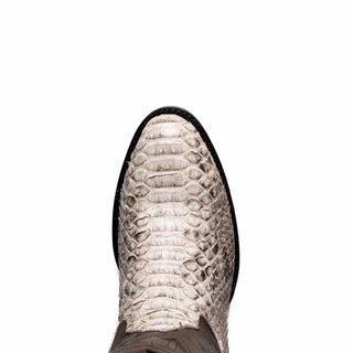 Marco Di Milano Kansas Men's Shoes Natural Genuine Python / Calf-Skin Leather Cowboy Boot (MDM1211)