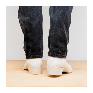 Marco Di Milano Kansas Men's Shoes Stone White Exotic Python Skin Cowboy Boot (MDM1246)