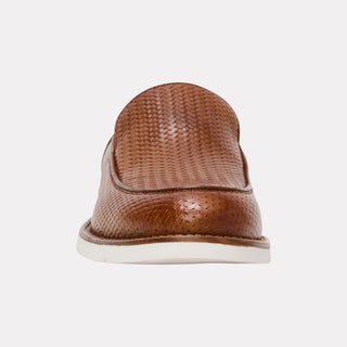Andre Assous Kenny Loafer Cognac Woven detail view