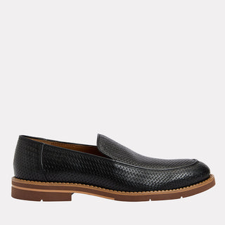 Andre Assous Kenny Loafer in Black Woven