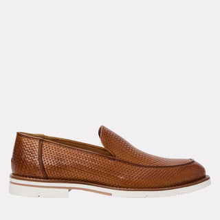 Andre Assous Kenny Loafer in Cognac Woven