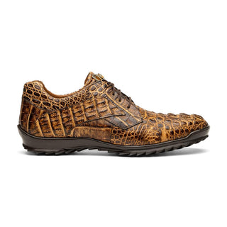 Marco Di Milano Kratos Men's Shoes Orix Exotic Caiman Crocodile Sport Sneakers (MDM1176)