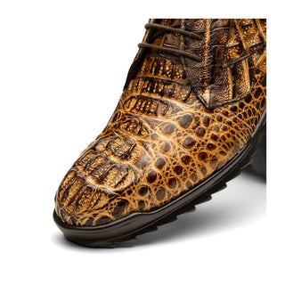 Marco Di Milano Kratos Men's Shoes Orix Exotic Caiman Crocodile Sport Sneakers (MDM1176)