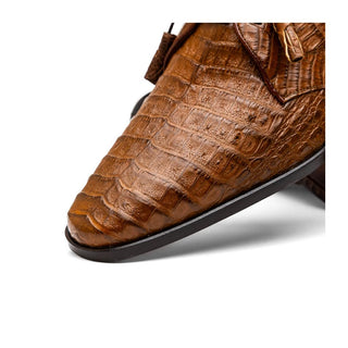 Marco Di Milano Lacio Men's Shoes Bay Apache Exotic Crocodile Derby (MDM1019)